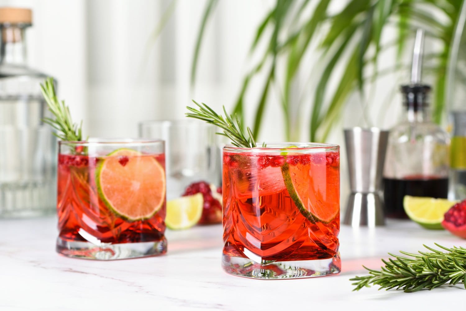 Red cocktail from catering menu