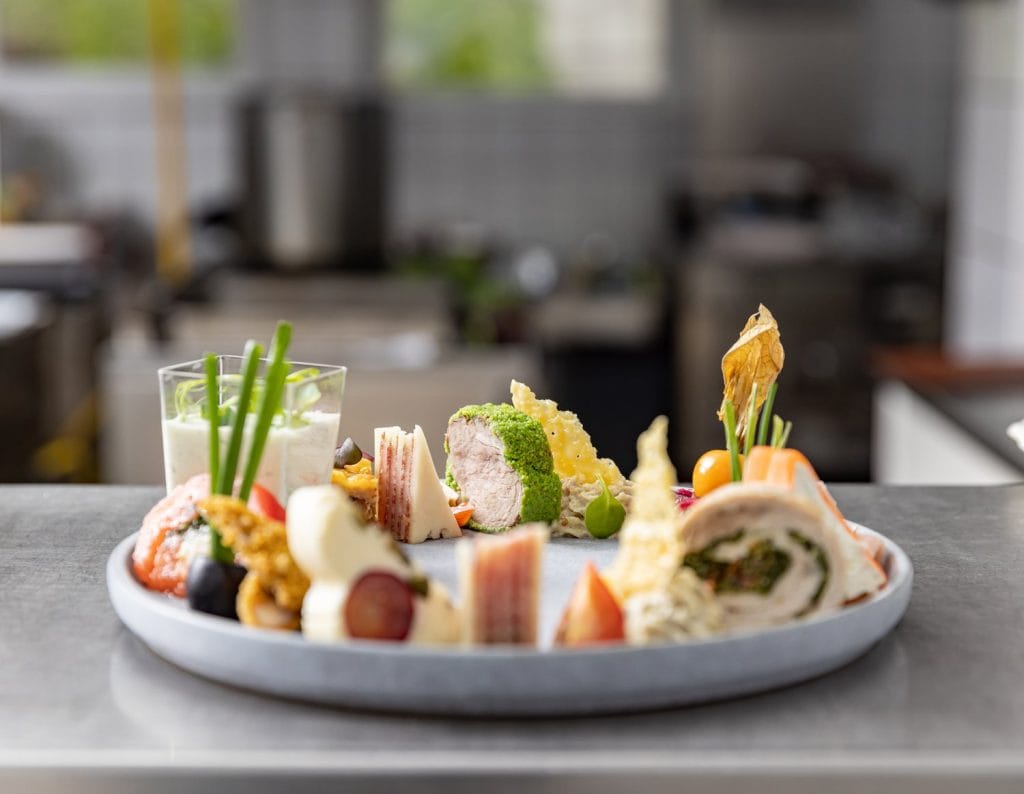 high end canapes for an event