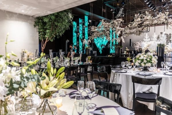 Modern room at event venue