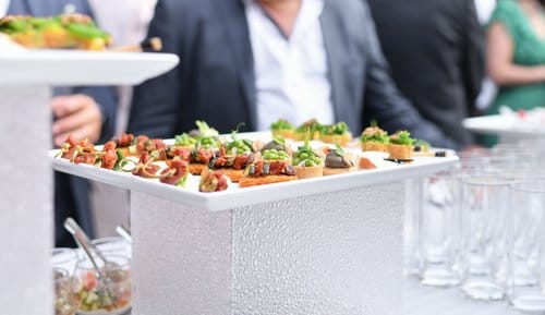 Canapes for corporate catering Canapes for corporate catering