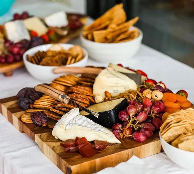 A cheese board for catering in South Melbourne