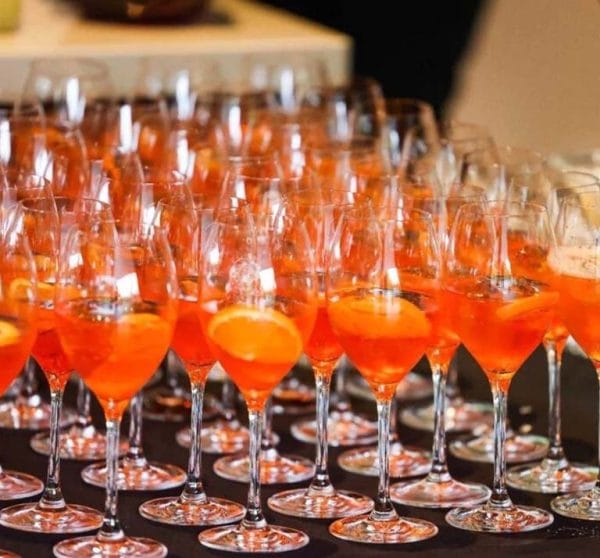 Cocktails being served in St Kilda