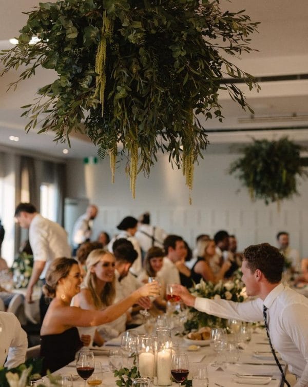 Wedding reception in wedding venue in St Kilda